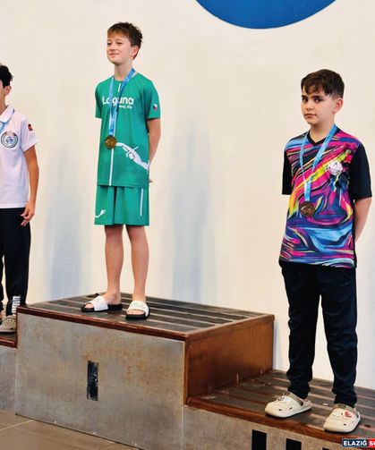 Elazığ Paletli Yüzme Yarışlarında Dünya 3.’Sü Oldu