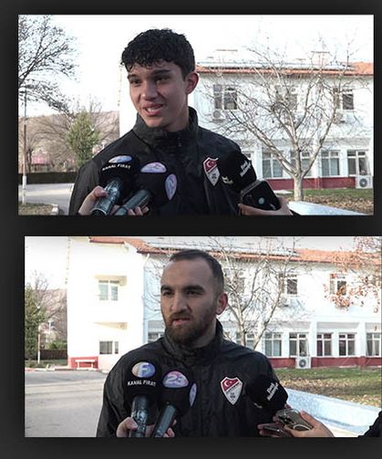 Erkan Eyibil ve Yasin Arda Midiliç Antrenman Öncesinde Değerlendirmelerde Bulundu