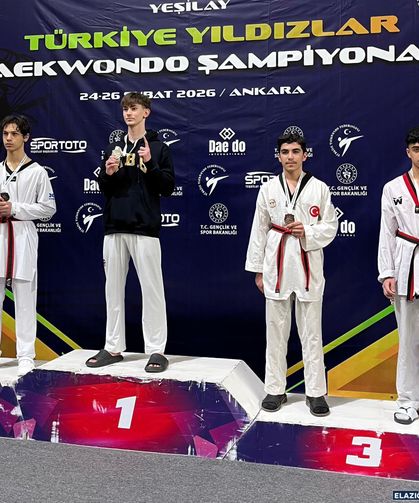 Deniz Çınar Doğan Taekwondo Branşında Türkiye Üçüncüsü