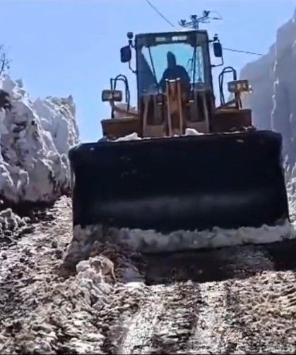 Bingöl'de karla mücadele çalışmaları sürüyor