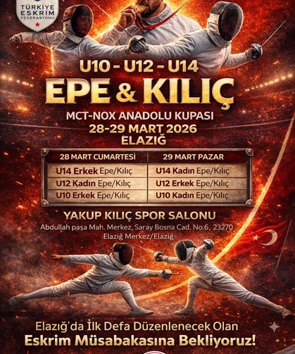 Elazığ’da Eskrim Heyecanı İlk Kez Yaşanacak