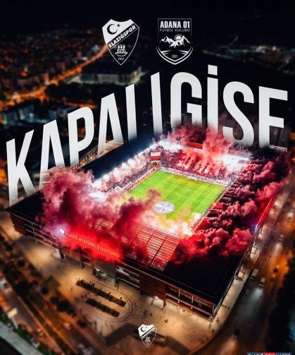 Seza Çimento Elazığspor-Adana 01 FK Maç Biletleri Tükendi