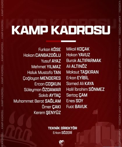 Seza Çimento Elazığspor, Bursa’ya 23 Futbolcuyla Gitti