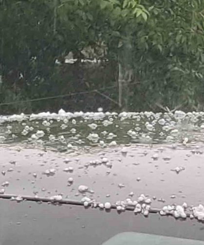 Bingöl'de dolu yağışı etkili oldu