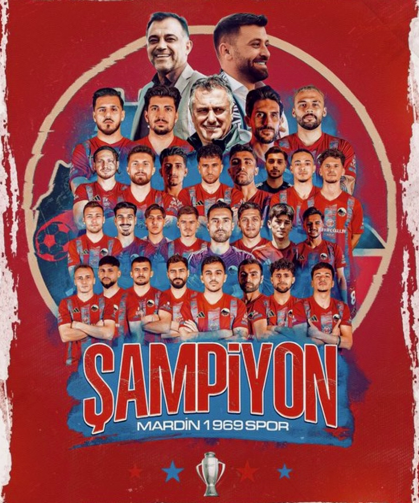 Kırmızı Grup Şampiyonu Mardin 1969 Spor Oldu