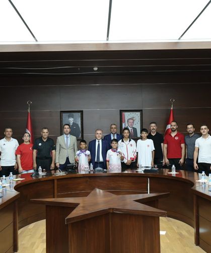 Türkiye Şampiyonlarına Vali’den Tebrik