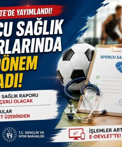 Sporcu Sağlık Raporları Yönetmeliği Değişti