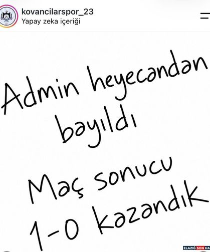 Kovancılarspor, İlk Galibiyetini Aldı