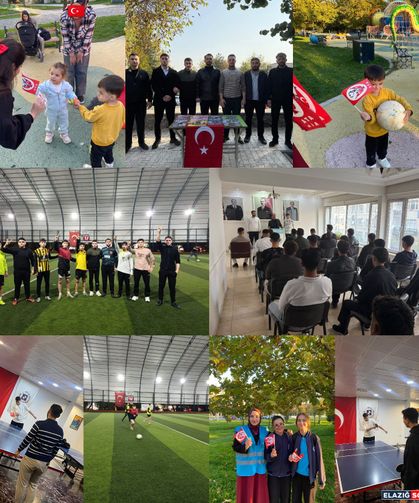 Gençler Sporda, Çocuklar Bayrak Sevgisinde Buluştu
