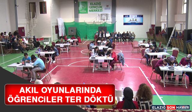 Akıl Oyunlarında Öğrenciler Ter Döktü