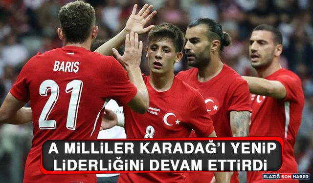 A Milliler Karadağ’ı Yenip Liderliğini Devam Ettirdi