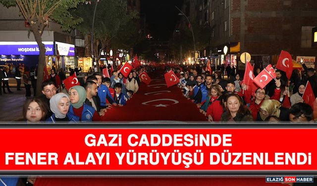 Gazi Caddesinde Fener Alayı Yürüyüşü Düzenlendi