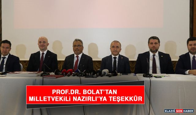 THY Başkanı Bolat’tan Milletvekili Nazırlı’ya Teşekkür