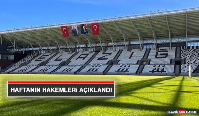 Haftanın Hakemleri Açıklandı