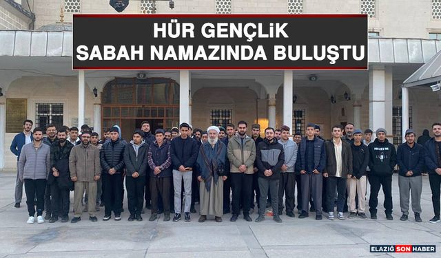 Hür Gençlik, Saban Namazında Buluştu