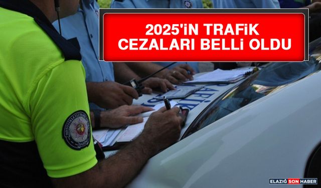 2025'in Trafik Cezaları Belli Oldu