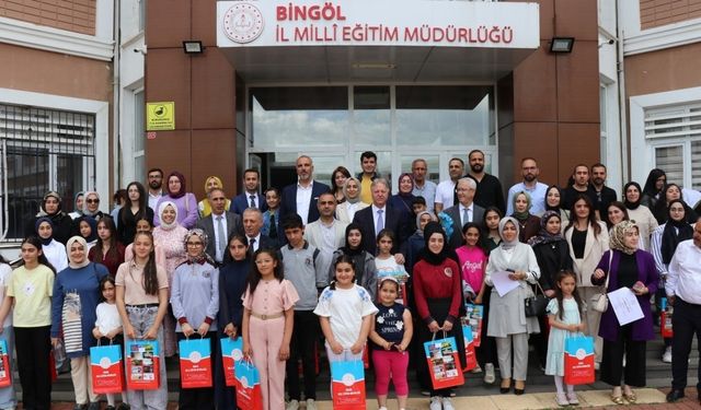 Bingöl’de Dilimizin Zenginlikleri Projesi ödül töreni gerçekleştirildi