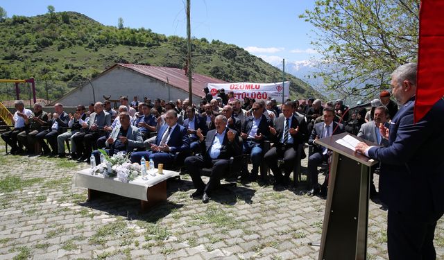 Erzincan'da hayırsever iş insanının yaptırdığı Kur'an kursunun inşaatına başlandı