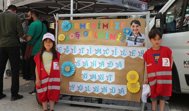 Ağrı'da DMD hastası çocuğun tedavisine destek amacıyla kermes düzenlendi