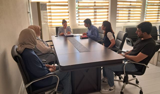 Ağın Kaymakamı Yılmaz, İlçe Milli Eğitim Müdürlüğünü ziyaret etti