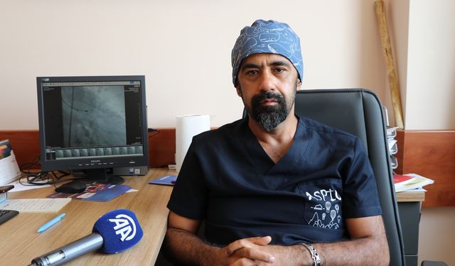 Elazığ'da bypass olmayı reddeden hasta damar içi tıraşlama yöntemiyle sağlığına kavuştu
