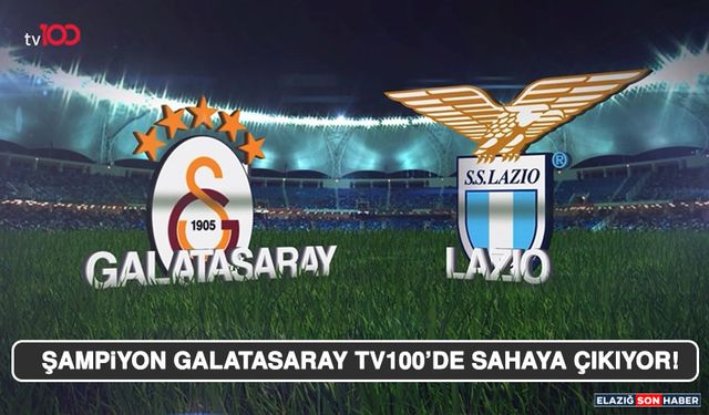 Şampiyon Galatasaray tv100’de sahaya çıkıyor!