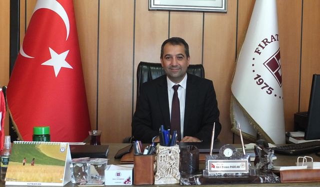 Keban MYO Müdürü olarak atanan Parlak göreve başladı