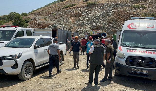 GÜNCELLEME -  Elazığ'da maden ocağında göçük meydana geldi