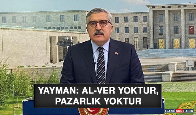 Yayman: Al-Ver Yoktur, Pazarlık Yoktur