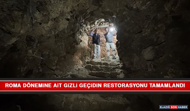 Roma Dönemine Ait Gizli Geçidin Restorasyonu Tamamlandı