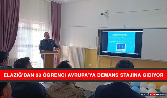 Elazığ’dan 28 Öğrenci Avrupa’ya Demans Stajına Gidiyor