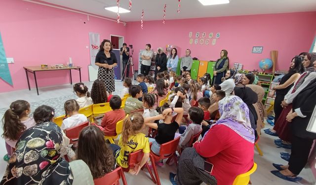 Çemişgezek'te anaokulu öğrencilerine tarım eğitimi verildi