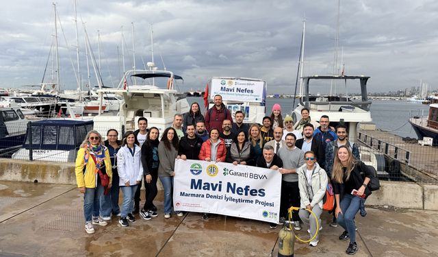 Garanti BBVA ve TURMEPA'dan Marmara Denizi'nde müsilajla mücadelede yeni adım