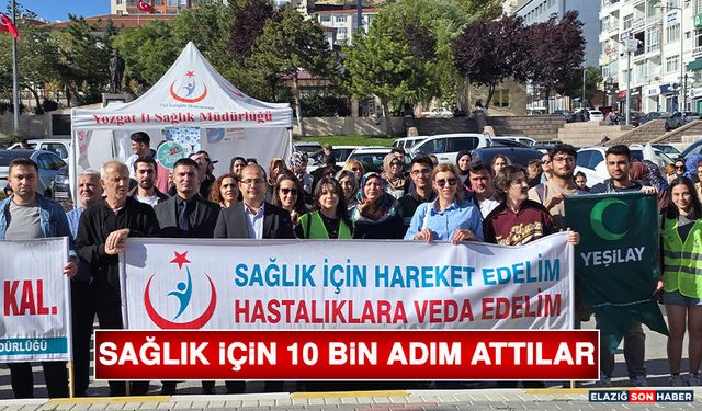 Sağlık İçin 10 Bin Adım Attılar