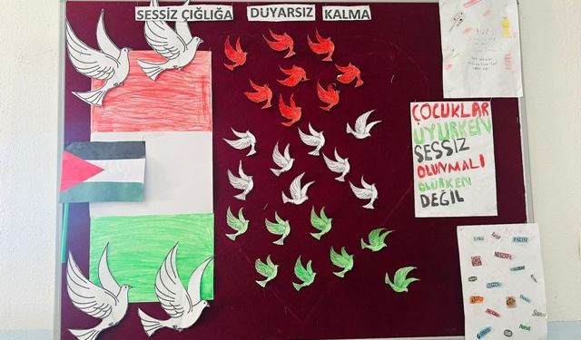 Keban'daki okullarda 'Filistin farkındalık etkinlikleri' düzenlendi