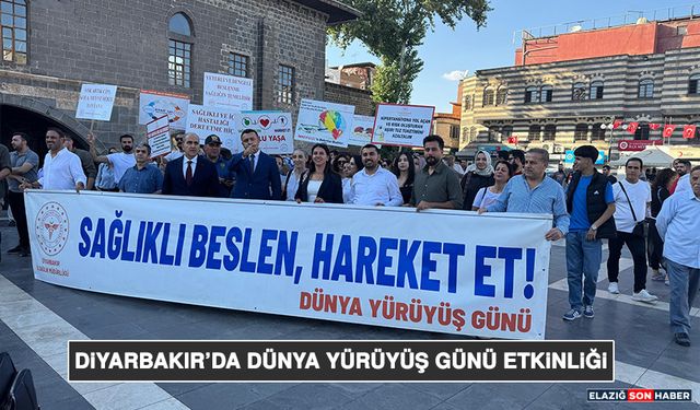 Diyarbakır’da Dünya Yürüyüş Günü Etkinliği