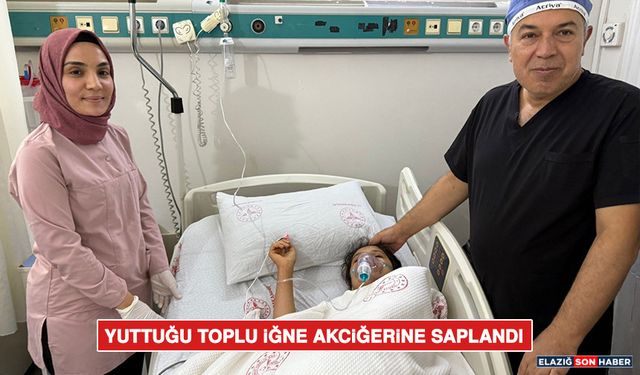 Yuttuğu Toplu İğne Akciğerine Saplandı