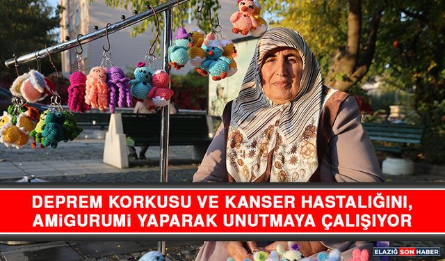 Deprem Korkusu ve Kanser Hastalığını, Amigurumi Yaparak Unutmaya Çalışıyor