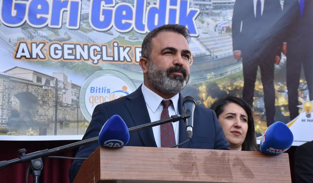 AK Parti Bitlis İl Başkanlığına atanan Günceoğlu göreve başladı