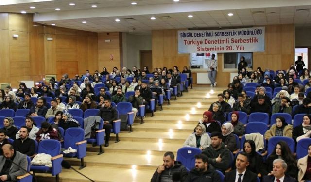 Bingöl Üniversitesi'nde denetimli serbestlik sistemi tanıtıldı