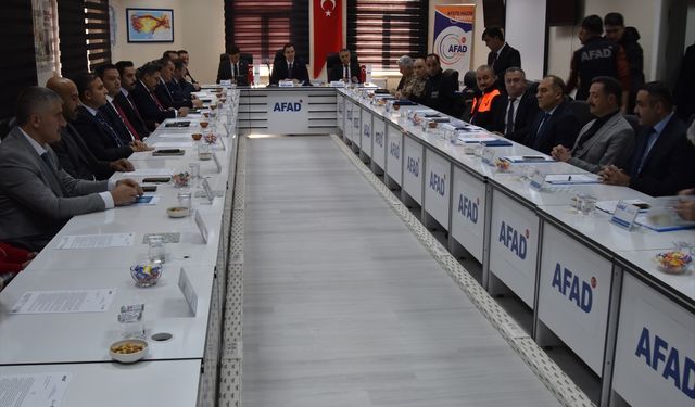 Bitlis'te Kış Tedbirleri Toplantısı yapıldı