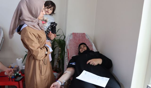 Erciş'te kan bağışı kampanyası başlatıldı