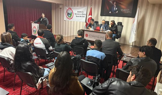Erzincan Kanyon ve Doğa Sporları Kulübü'nün ilk genel kurulu gerçekleştirildi