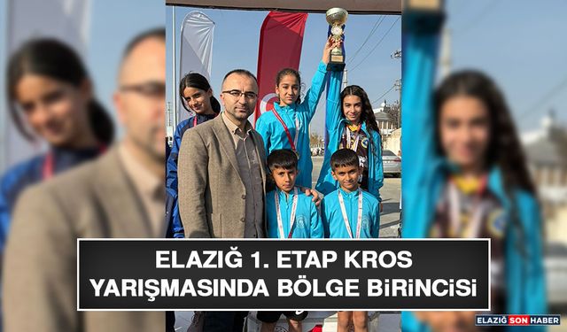 Elazığ 1. Etap Kros Yarışmasında Bölge Birincisi