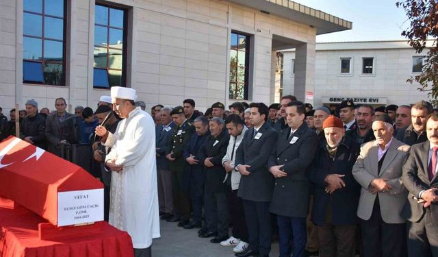 Hayatını kaybeden Piyade Er Gönlüaçık, son yolculuğuna uğurlandı