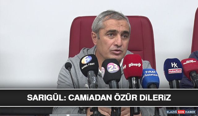 Sarıgül: Camiadan Özür Dileriz