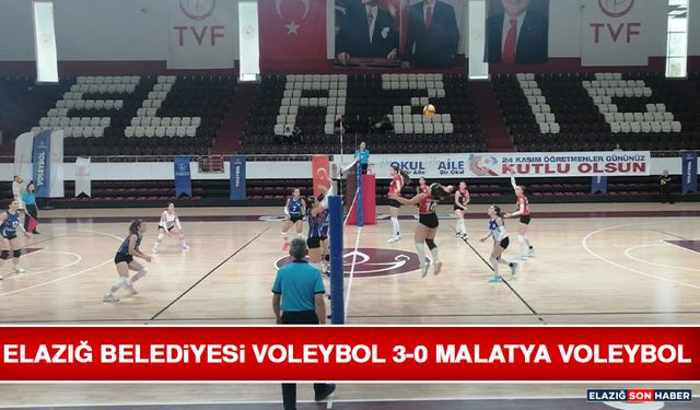 Elazığ Belediyesi Voleybol 3-0 Malatya Voleybol