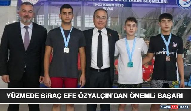 Yüzmede Siraç Efe Özyalçın’dan Önemli Başarı