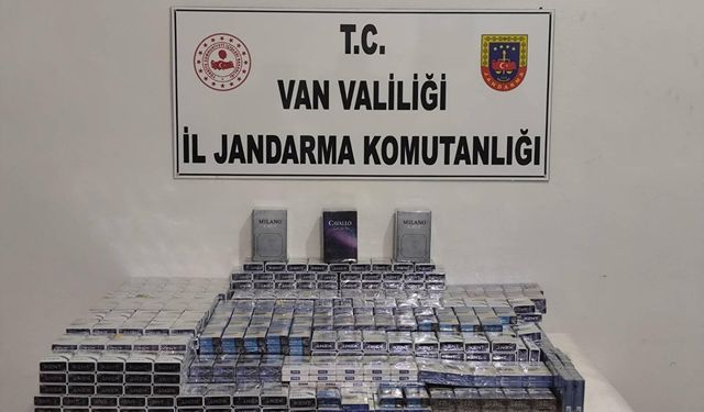 Van'da 2 bin 192 paket kaçak sigara ele geçirildi