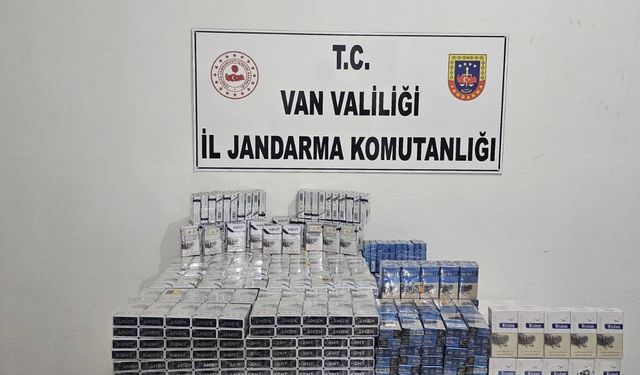 Van'da gümrük kaçağı sigara ele geçirildi